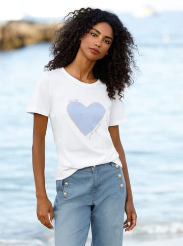 Heine T-Shirt in ecru