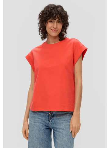 s.Oliver T-Shirt ärmellos in Orange