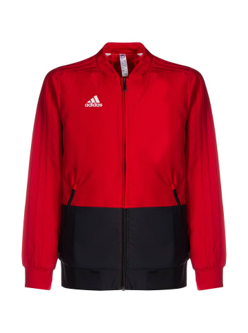 adidas Performance Sweatjacke Condivo 18 in rot / schwarz