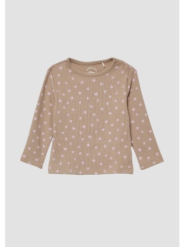 s.Oliver T-Shirt in 84A2_sandstein