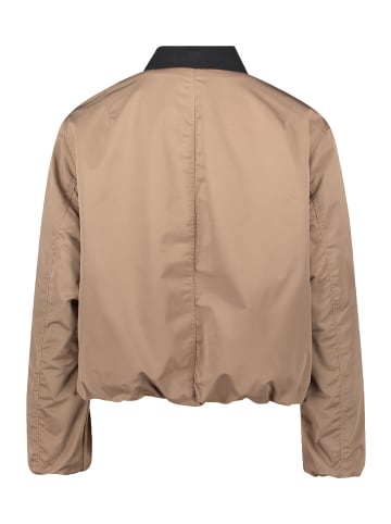 AMBER & JUNE Winterjacke mit Kragen in Braun