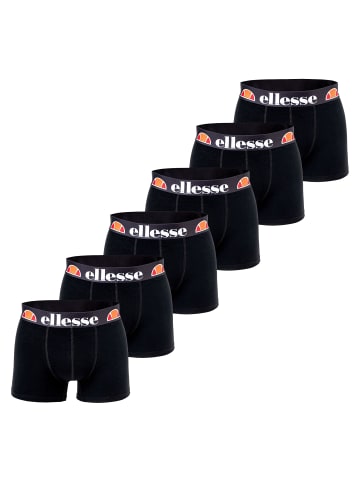 ellesse Boxershort 6er Pack in Schwarz