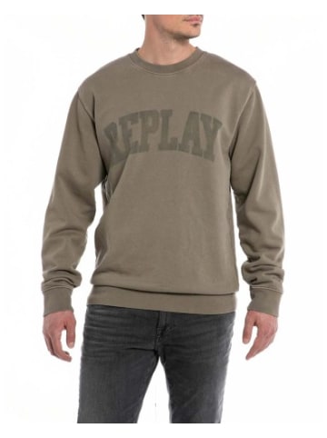 Replay Sweatshirt in Kaki