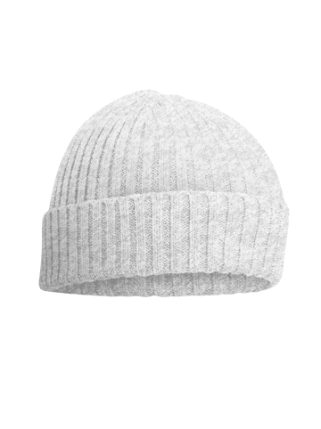 Yuhu Kindermütze aus Bio-Baumwolle Unisex für Jungen und Mädchen in Grau