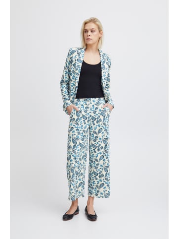 ICHI Casual Hose IHKATE Regular fit in Baleine Blue Aop