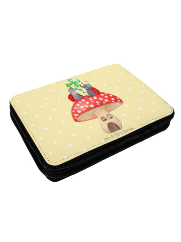 Mr. & Mrs. Panda Menschrmäppchen Marienkäfer Fliegenpilz ohne ... in Gelb Pastell