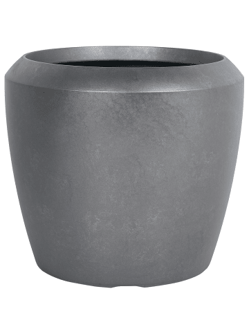 Beliani Outdoor Blumentopf MYCENA in Grau - (W) 56 x (H) 51 x (L) 56 cm