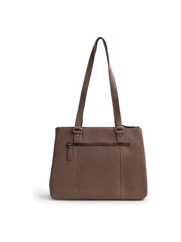 The Chesterfield Brand Marvos Schultertasche Leder 32 cm dark taupe