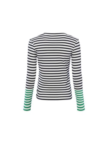 MARC CAIN SPORTS Langarmshirt in schwarz grün - 0002
