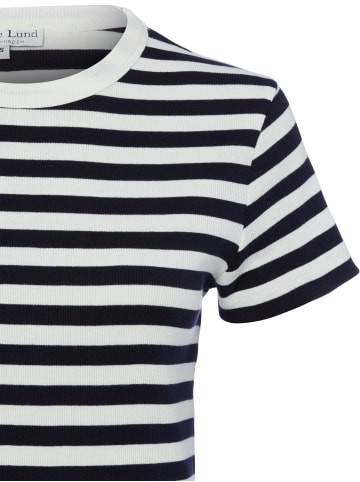 Marie Lund T-Shirt in ecru marine