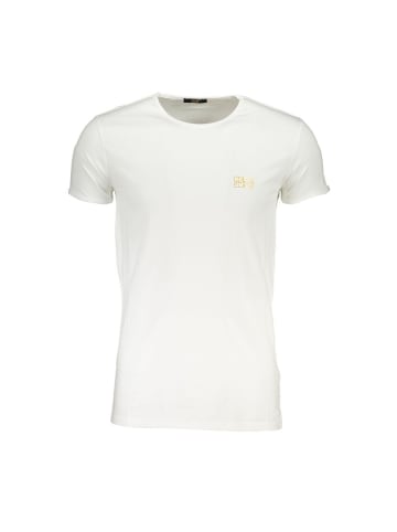 cavalli CLASS Weißes Baumwoll-T-Shirt