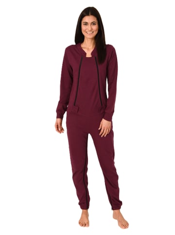 NORMANN Pflegeoverall langarm Reissverschluss Vorne - 88441 in beere