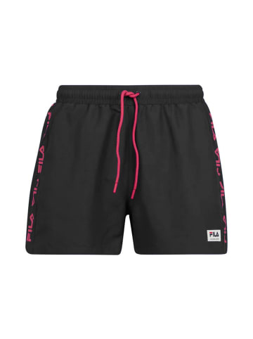 Fila Badeshorts in Schwarz