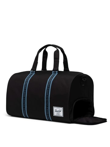 Herschel ECO Novel - Reisetasche 52 cm (teal) in black/copen blue