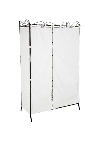 tectake Metall-Garderobenschrank  112 x 207 x 57 cm, schwarz