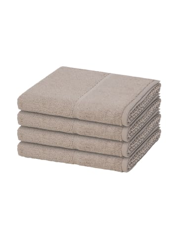 Möve for Frottana 4 X Handtuch im Set Pearl in Cashmere