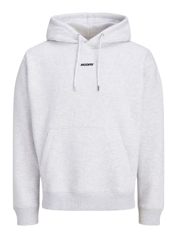 Jack & Jones Kapuzenpullover in Light Grey Melange