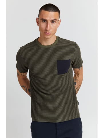 CASUAL FRIDAY T-Shirt Thor Y/D jaquard striped tee 20504425 in grün