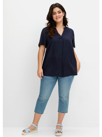 sheego Tunika in tiefblau