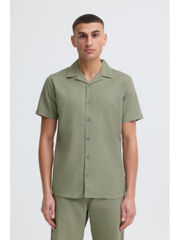 INDICODE Leinenhemd IDMonken in Grün