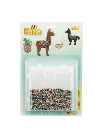 Hama Blister-Set Mini-Bügelperlen "Alpaka" in bunt