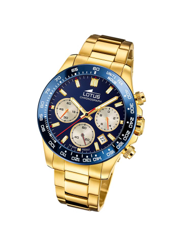 Lotus Chronograph-Armbanduhr Lotus Classic gold groß (ca. 43,5mm)