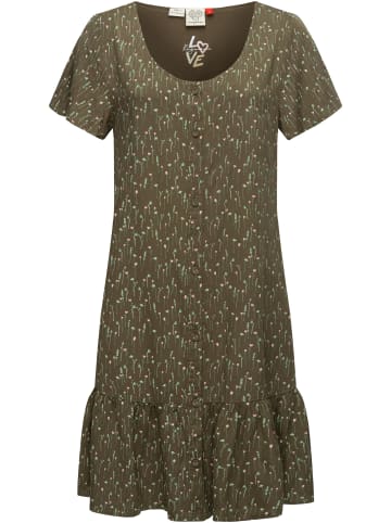 ragwear Sommerkleid Fialina in Olive