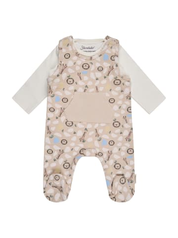 Sterntaler Strampler-Set Safari in beige