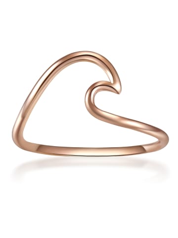 Glanzstücke München Ring Welle aus Sterling Silber in roségold
