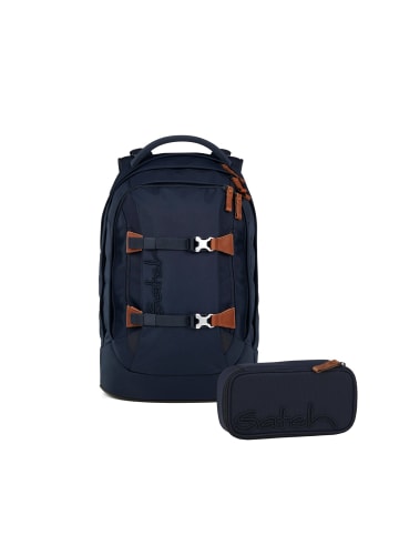 Satch Schulrucksack-Set PACK Nordic Blue 2-teilig in Blau