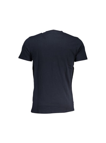 cavalli CLASS Blaues Baumwoll-T-Shirt