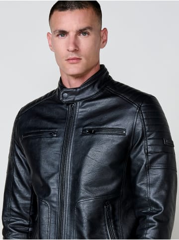 KOROSHI Jacke aus kunstleder. in SCHWARZ