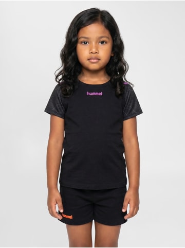 Hummel T-Shirt Hmlblaze Kinder in BLACK/DAHLIA
