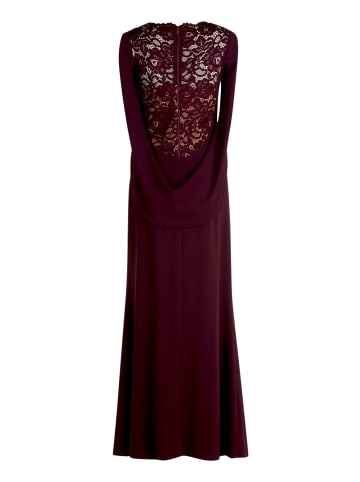 Vera Mont Abendkleid mit Spitze in Strong Aubergine