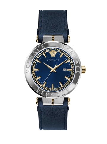 Versace Armbanduhr AION silberfarben in blau