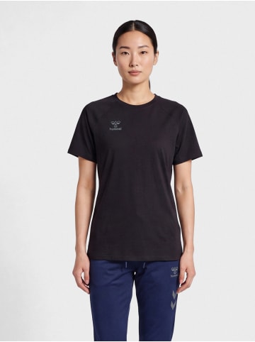 Hummel T-Shirt Hmlcima Damen in BLACK MELANGE