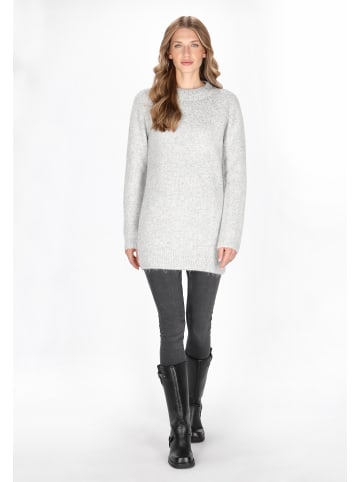 DreiMaster Vintage Women Sweater in light grey melange