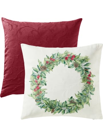 Erwin Müller Kissenhülle 2er-Set in burgund