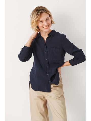 PART TWO Langarm - Hemd KivasPW Relaxed fit in Night Sky