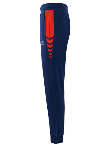 erima Kinder Six Wings Trainingshose in new navy/rot