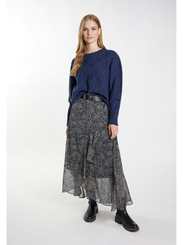 DreiMaster Damen Strickpullover in Dunkelmarine