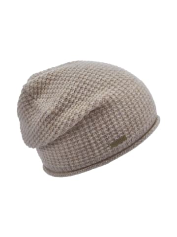 Seeberger Strickmütze in beige