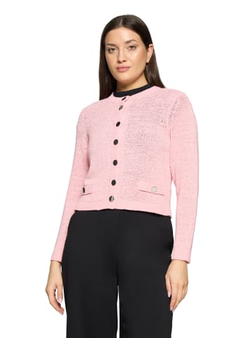 Betty Barclay Strick-Cardigan mit aufgesetzten Taschen in Pink Dolphin