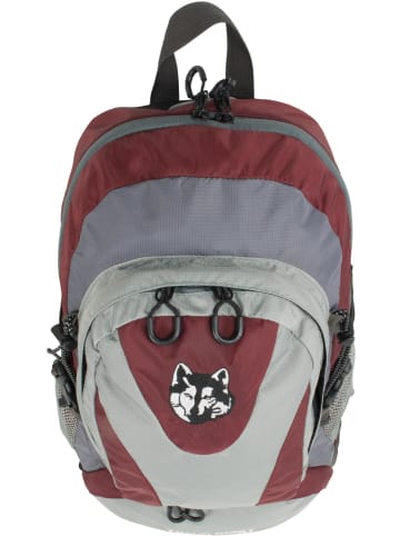 Polar Husky Wanderrucksack 28 l Raymond in Dunkelrot/Hellgrau/Grau