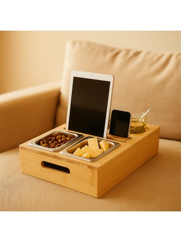 relaxdays Couchbar in Natur (B)40 x (H)8 x (T)26 cm