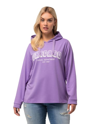 Ulla Popken Sweatshirt in blauer flieder