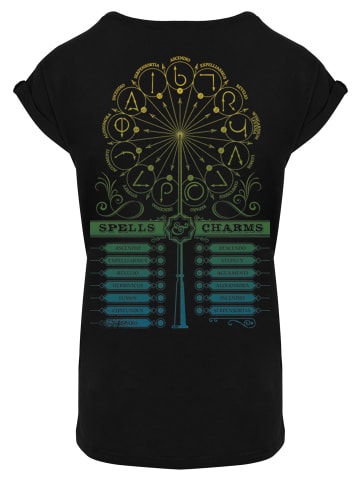 F4NT4STIC T-Shirt Harry Potter Wingardium Leviosa Spells Charms in schwarz