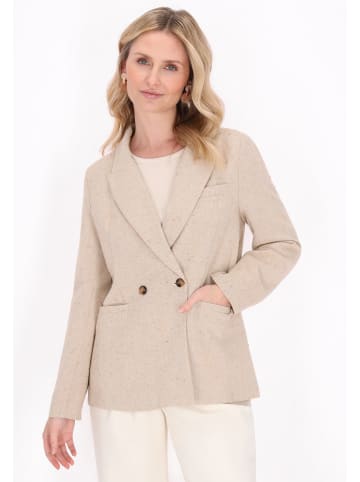 usha WHITE LABEL Women Jacket in Light Beige Melange