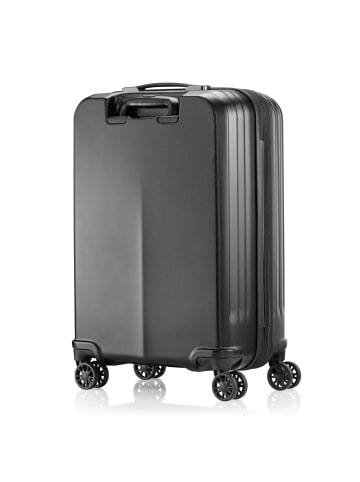 Pack Easy Genius 4 Rollen Trolley M 66 cm mit Dehnfalte schwarz
