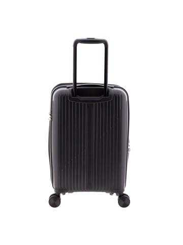 Gladiator 5000 4 Rollen Kabinentrolley 55 cm mit Dehnfalte in black